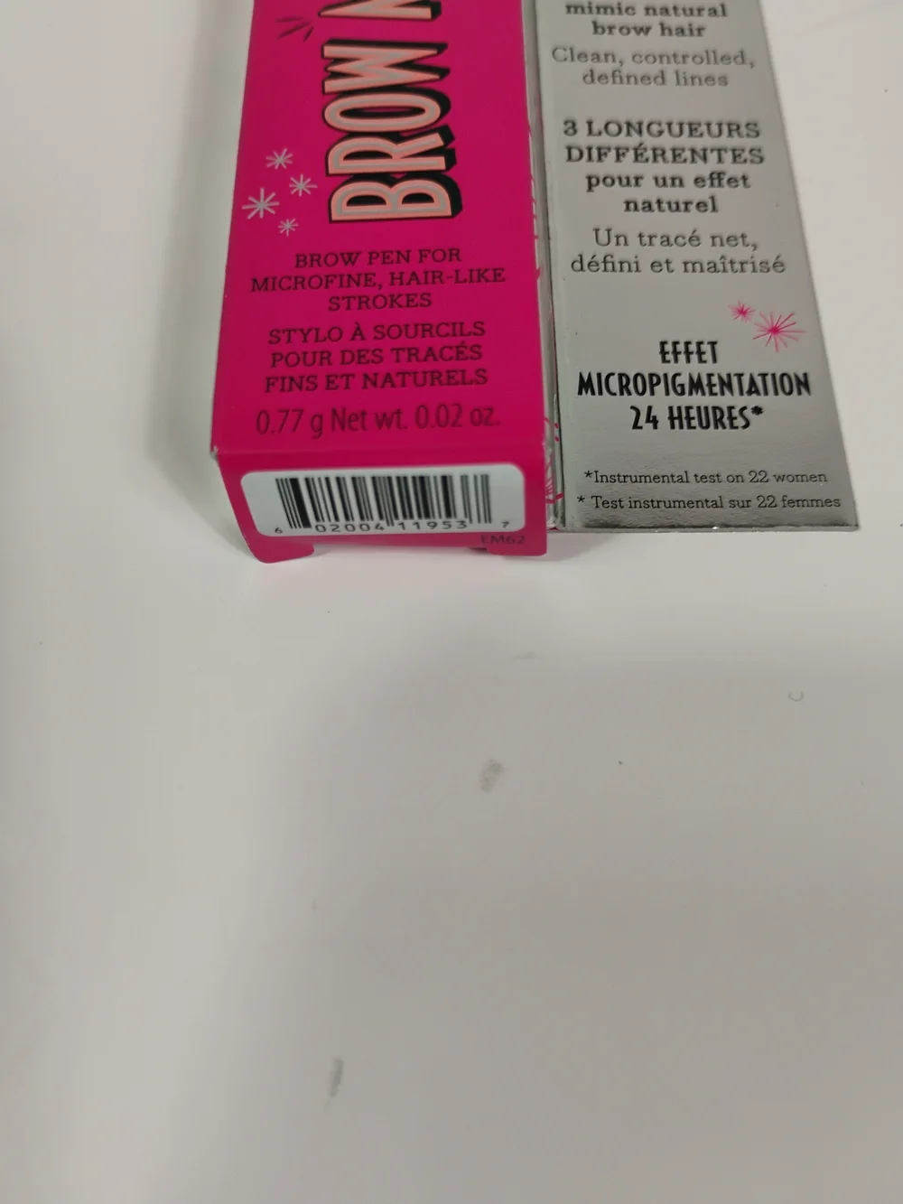 Benefit Brow Microfilling Pen - Hot Pink Packaging